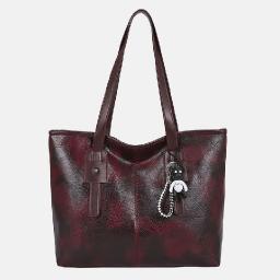 Women Faux Leather Tote Bag