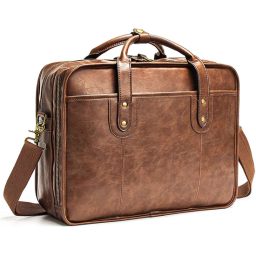 Bosidu Leather Briefcase